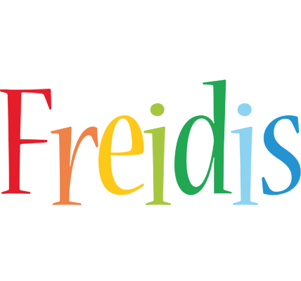 Freidis birthday logo