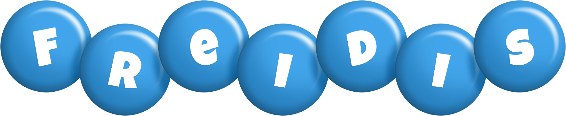 Freidis candy-blue logo