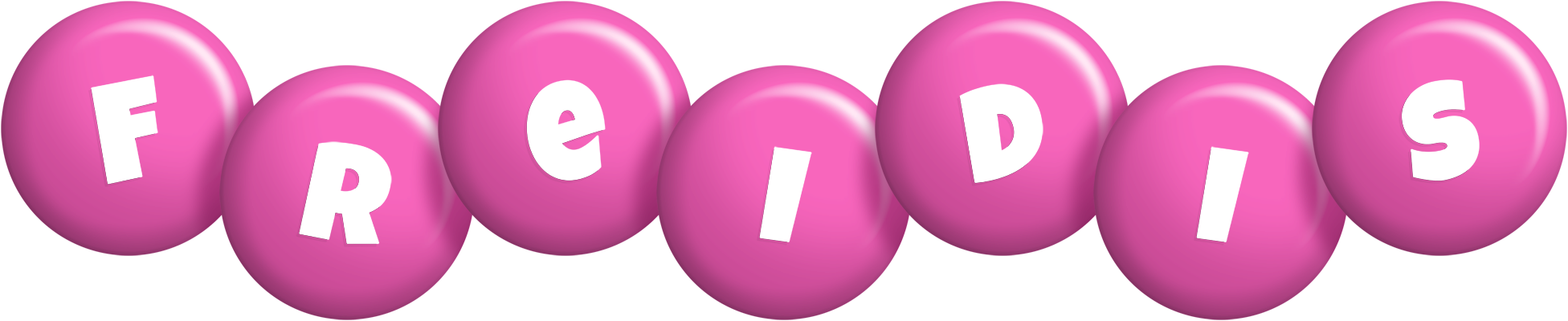 Freidis candy-pink logo