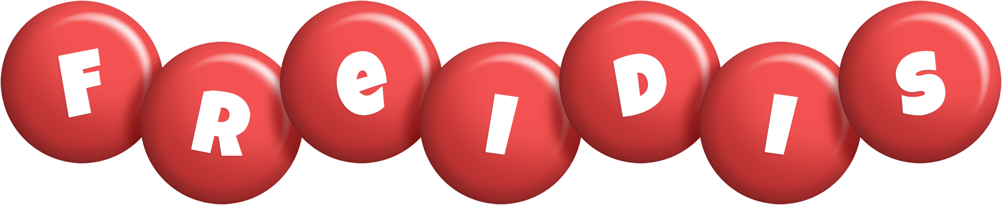Freidis candy-red logo