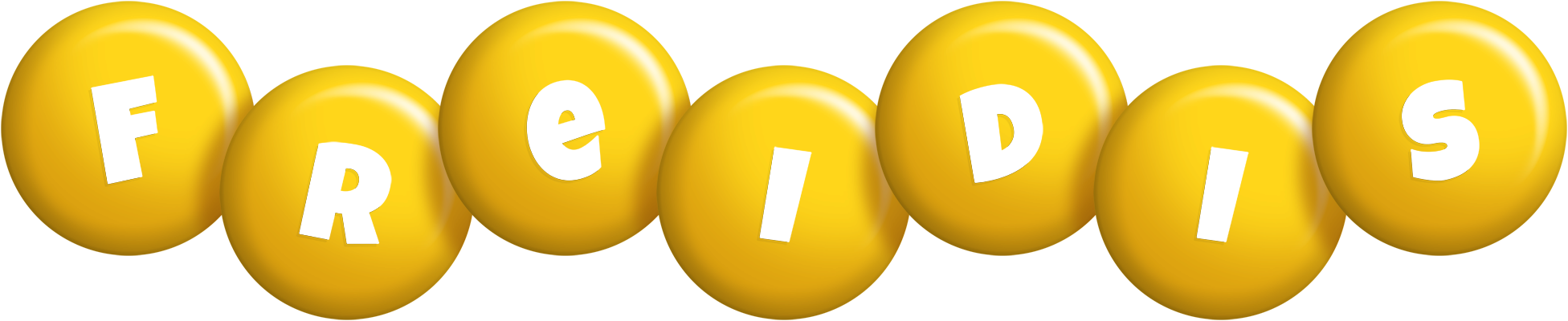 Freidis candy-yellow logo