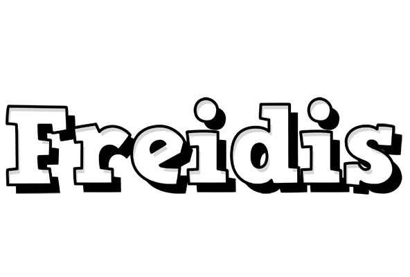 Freidis snowing logo