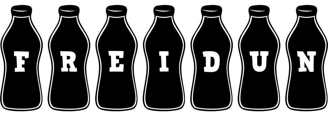 Freidun bottle logo