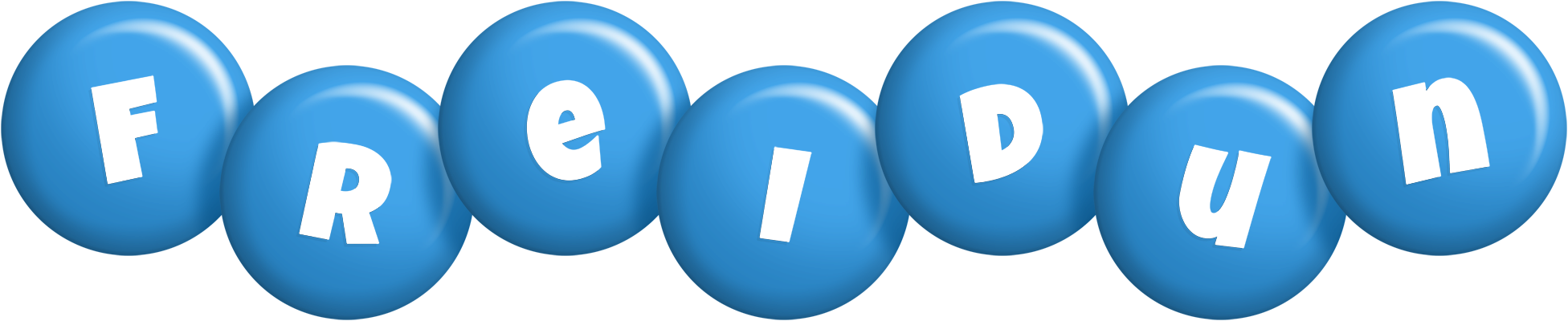 Freidun candy-blue logo