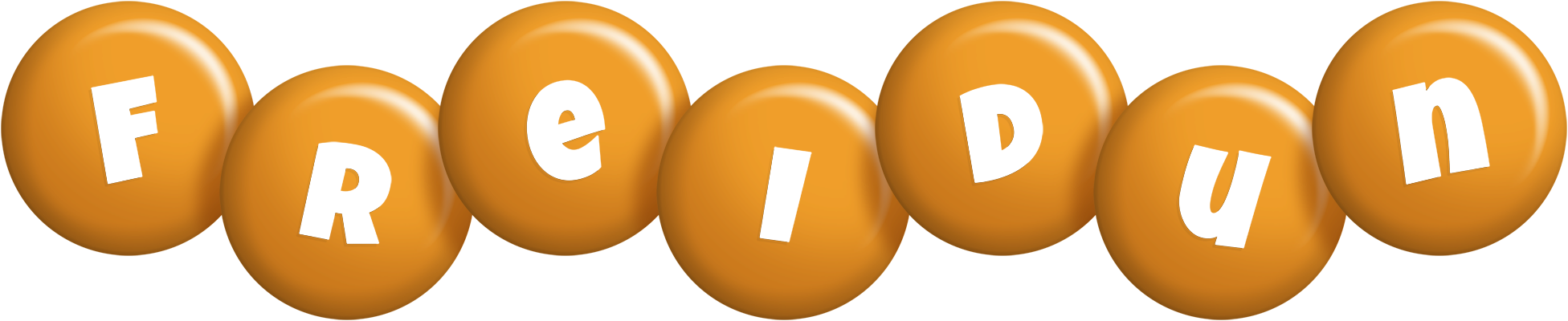 Freidun candy-orange logo