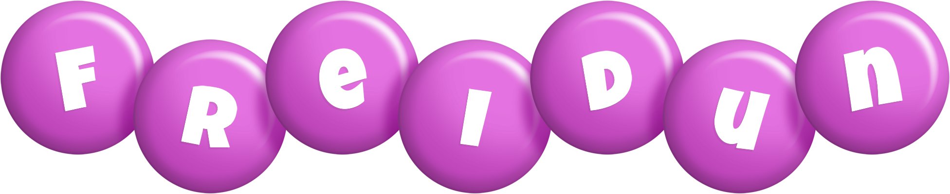 Freidun candy-purple logo