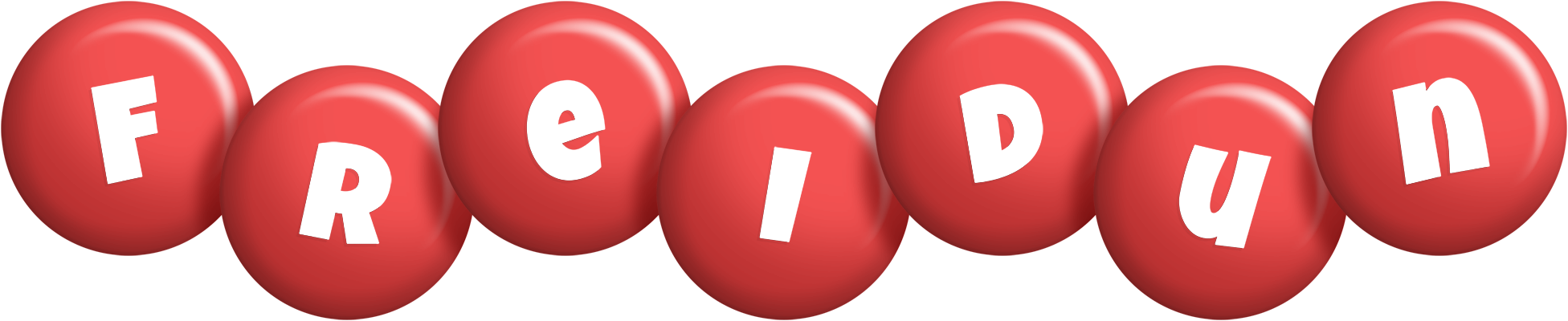 Freidun candy-red logo