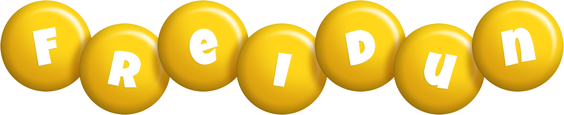 Freidun candy-yellow logo