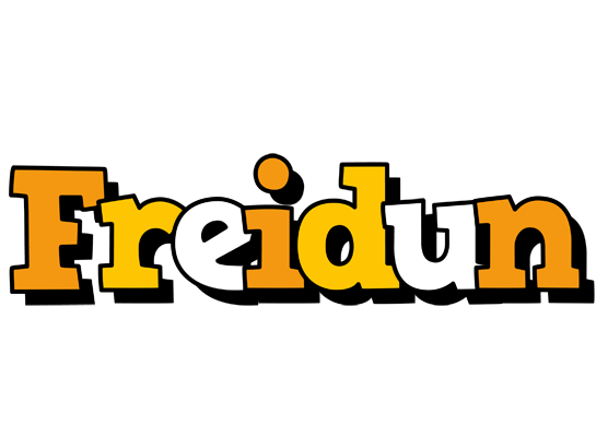 Freidun cartoon logo