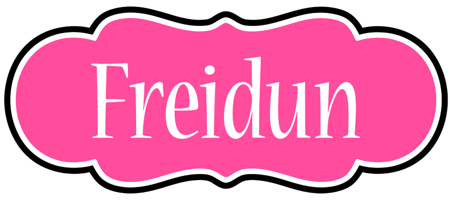 Freidun invitation logo