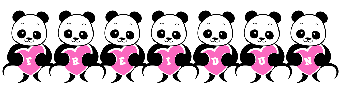 Freidun love-panda logo