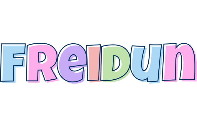 Freidun pastel logo