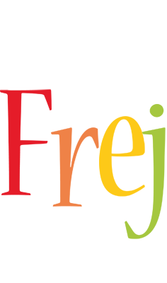 Frej birthday logo