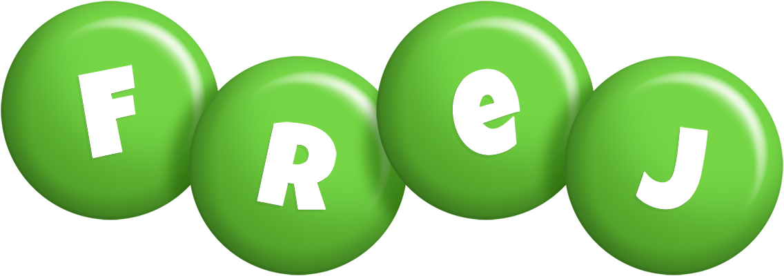 Frej candy-green logo