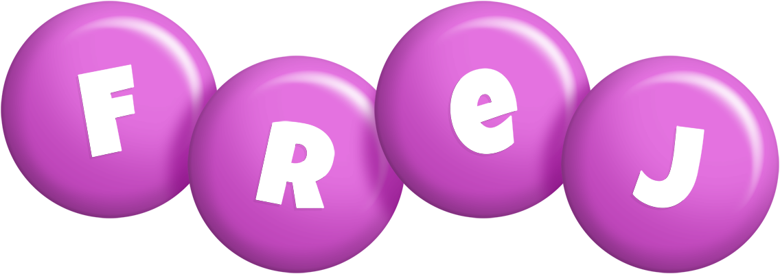 Frej candy-purple logo