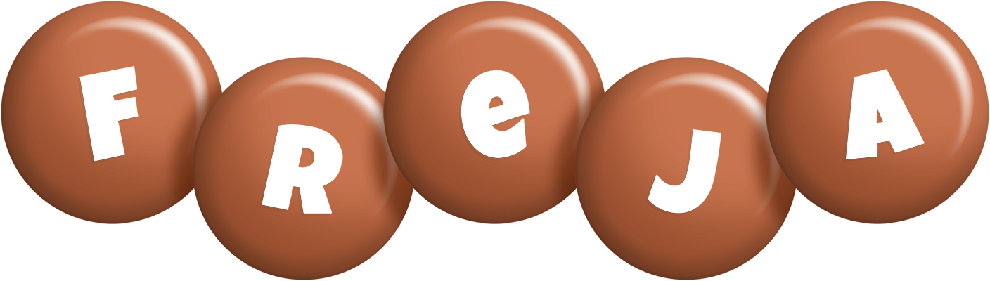 Freja candy-brown logo