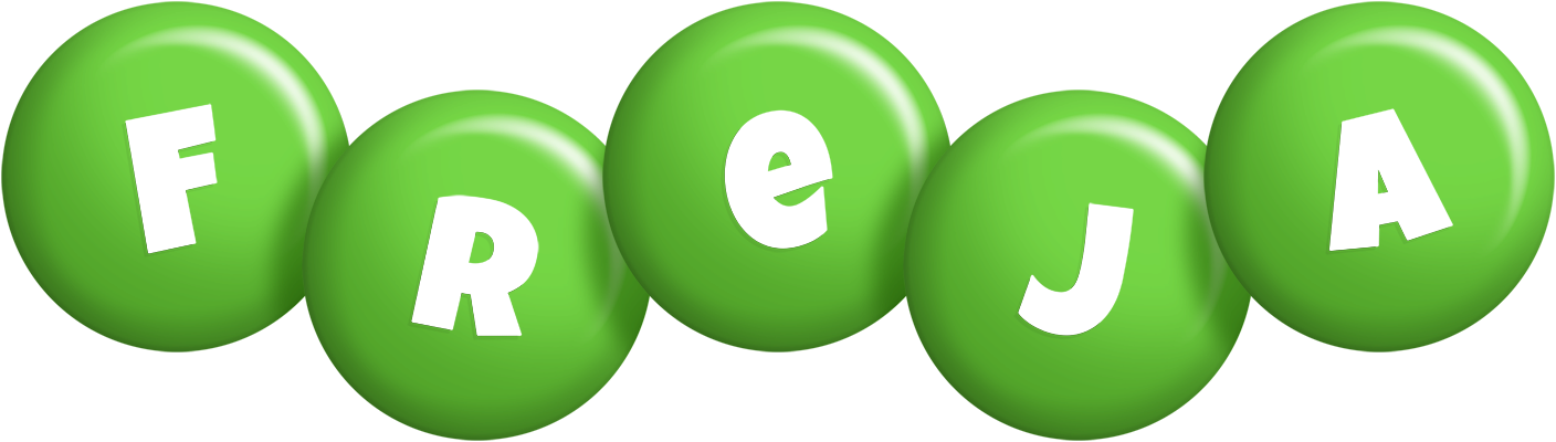 Freja candy-green logo
