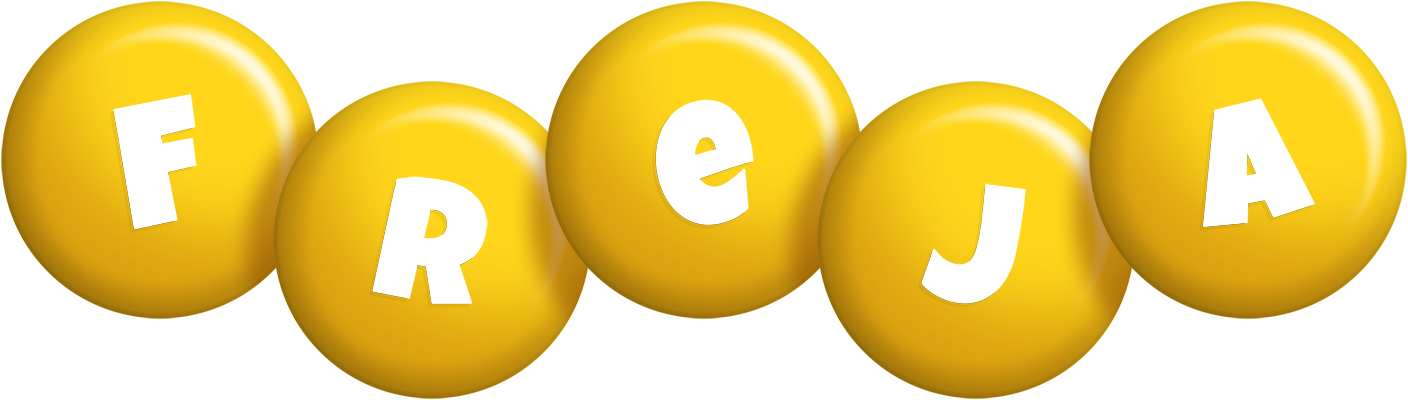 Freja candy-yellow logo
