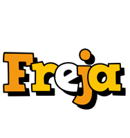 Freja cartoon logo