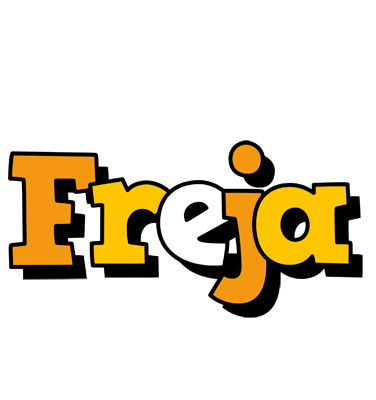 Freja cartoon logo