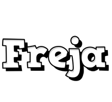 Freja snowing logo