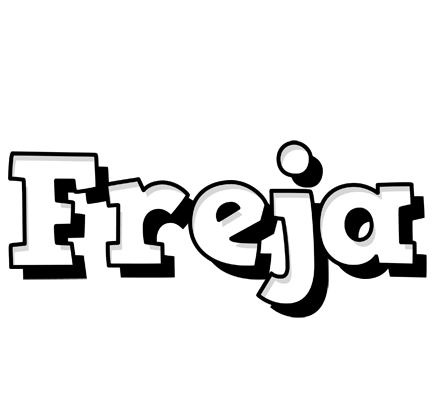 Freja snowing logo
