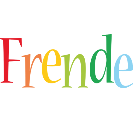 Frende birthday logo