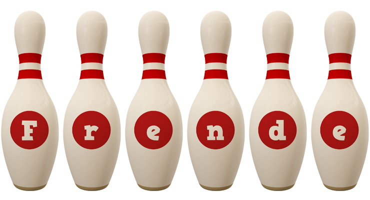 Frende bowling-pin logo