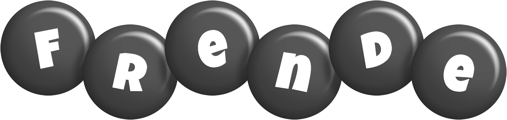 Frende candy-black logo