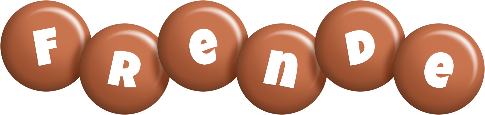 Frende candy-brown logo