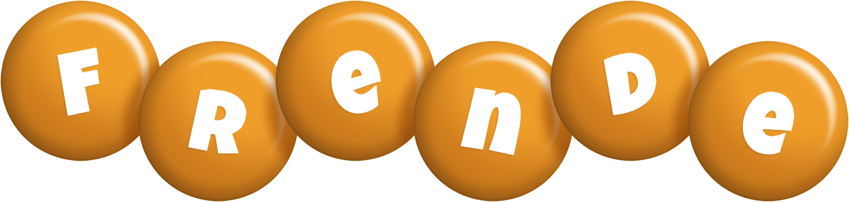 Frende candy-orange logo