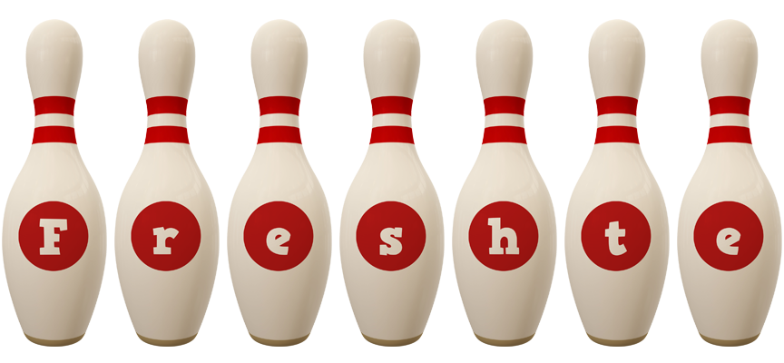 Freshte bowling-pin logo