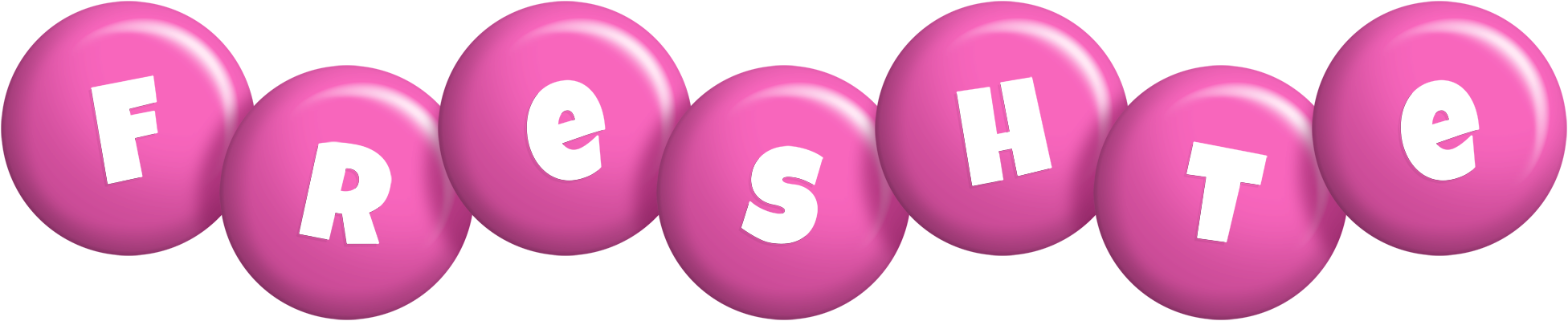 Freshte candy-pink logo