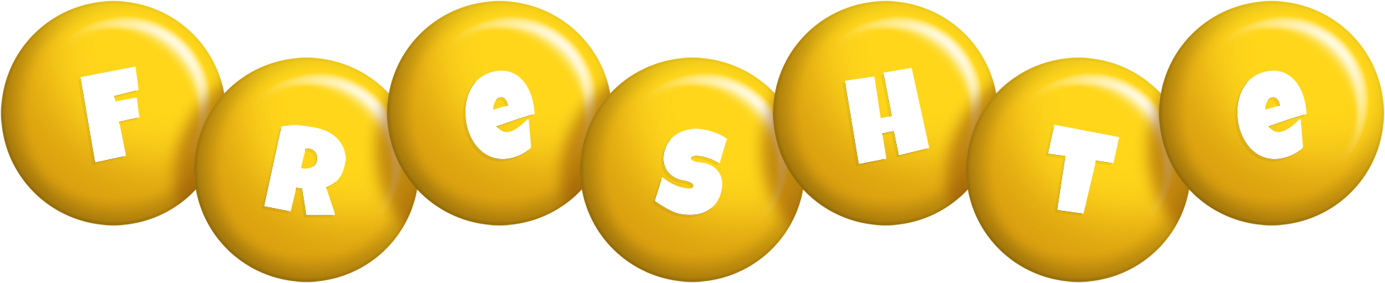 Freshte candy-yellow logo