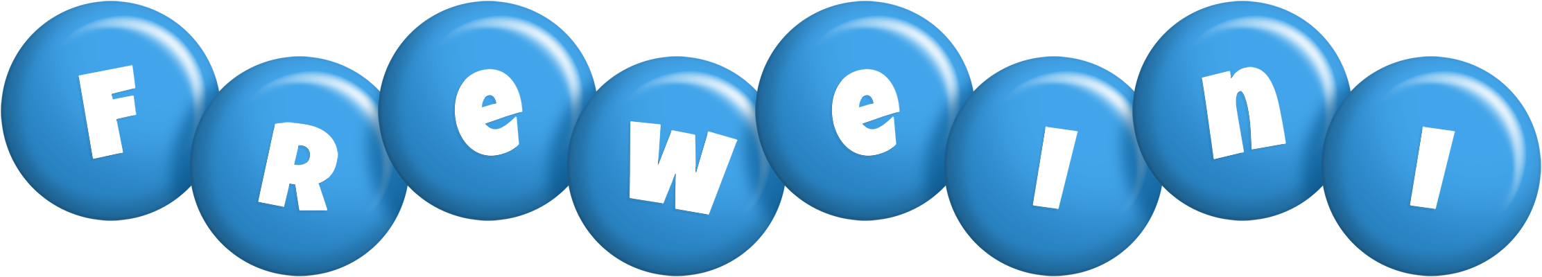 Freweini candy-blue logo