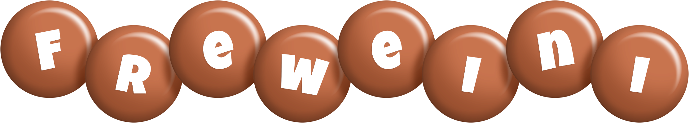 Freweini candy-brown logo