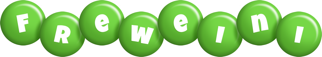 Freweini candy-green logo