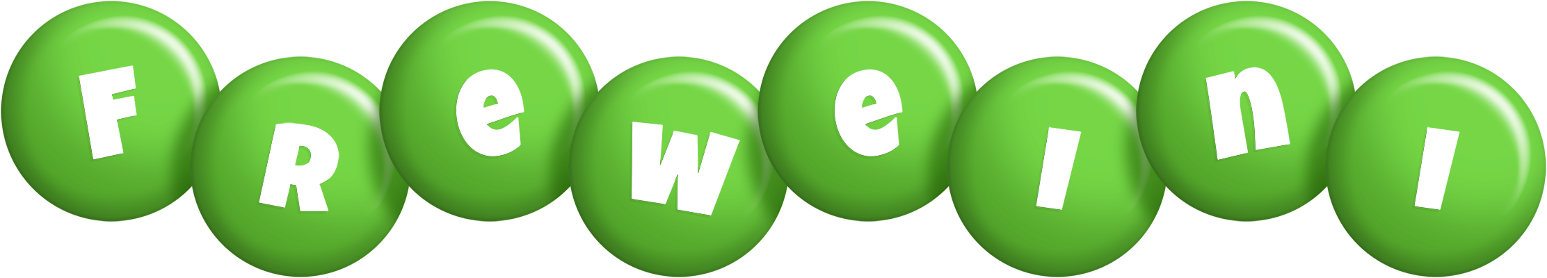 Freweini candy-green logo