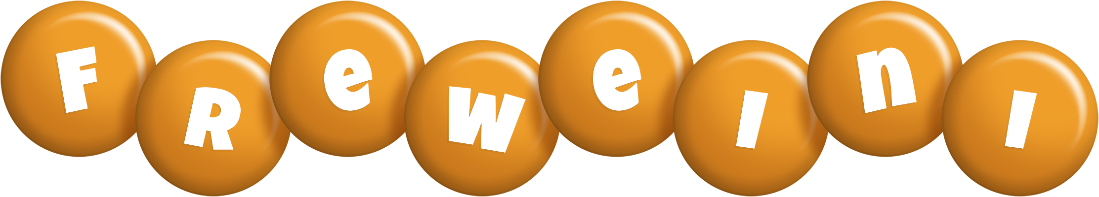 Freweini candy-orange logo
