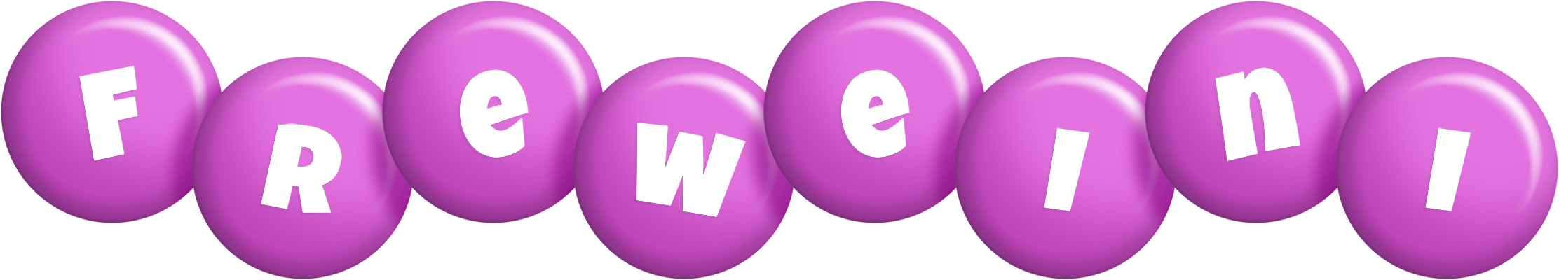 Freweini candy-purple logo