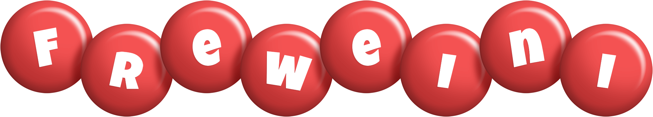 Freweini candy-red logo