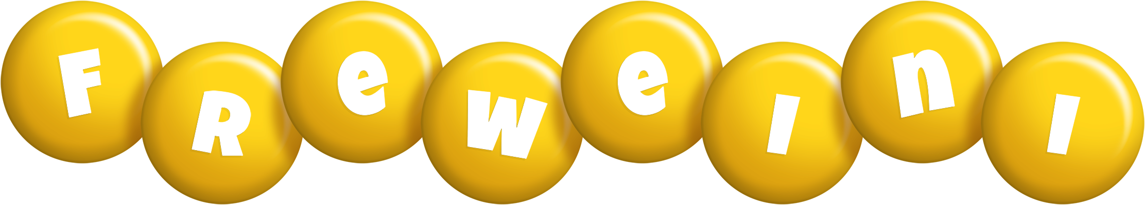 Freweini candy-yellow logo