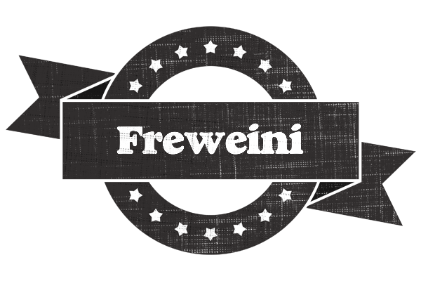 Freweini grunge logo