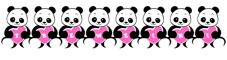 Freweini love-panda logo
