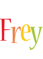 Frey birthday logo