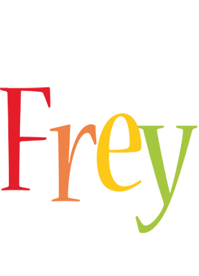 Frey birthday logo