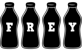 Frey bottle logo