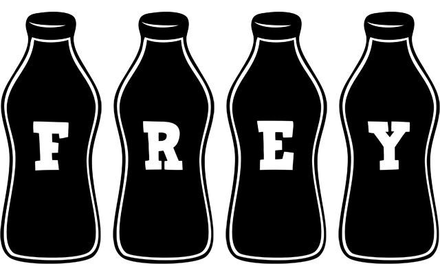 Frey bottle logo