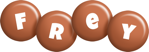 Frey candy-brown logo