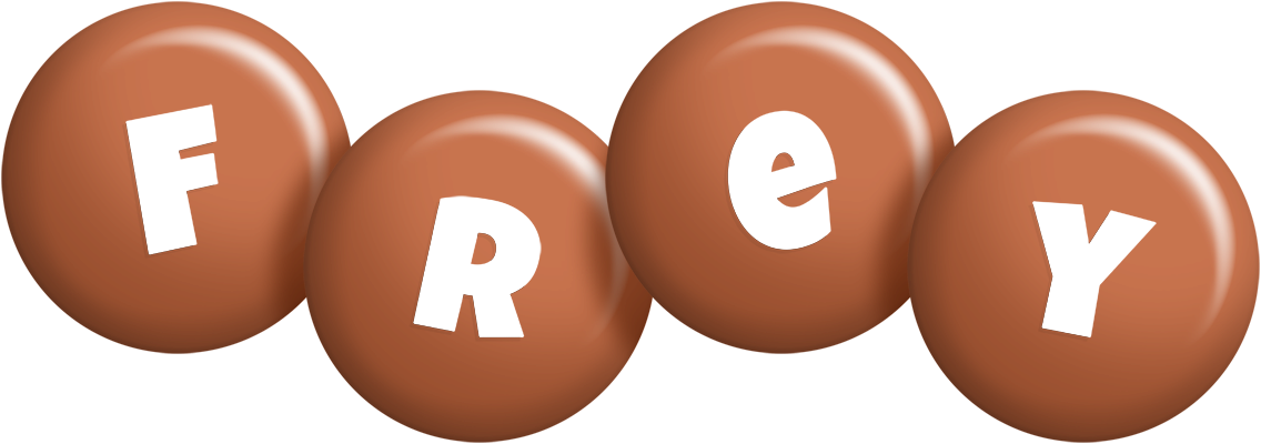 Frey candy-brown logo
